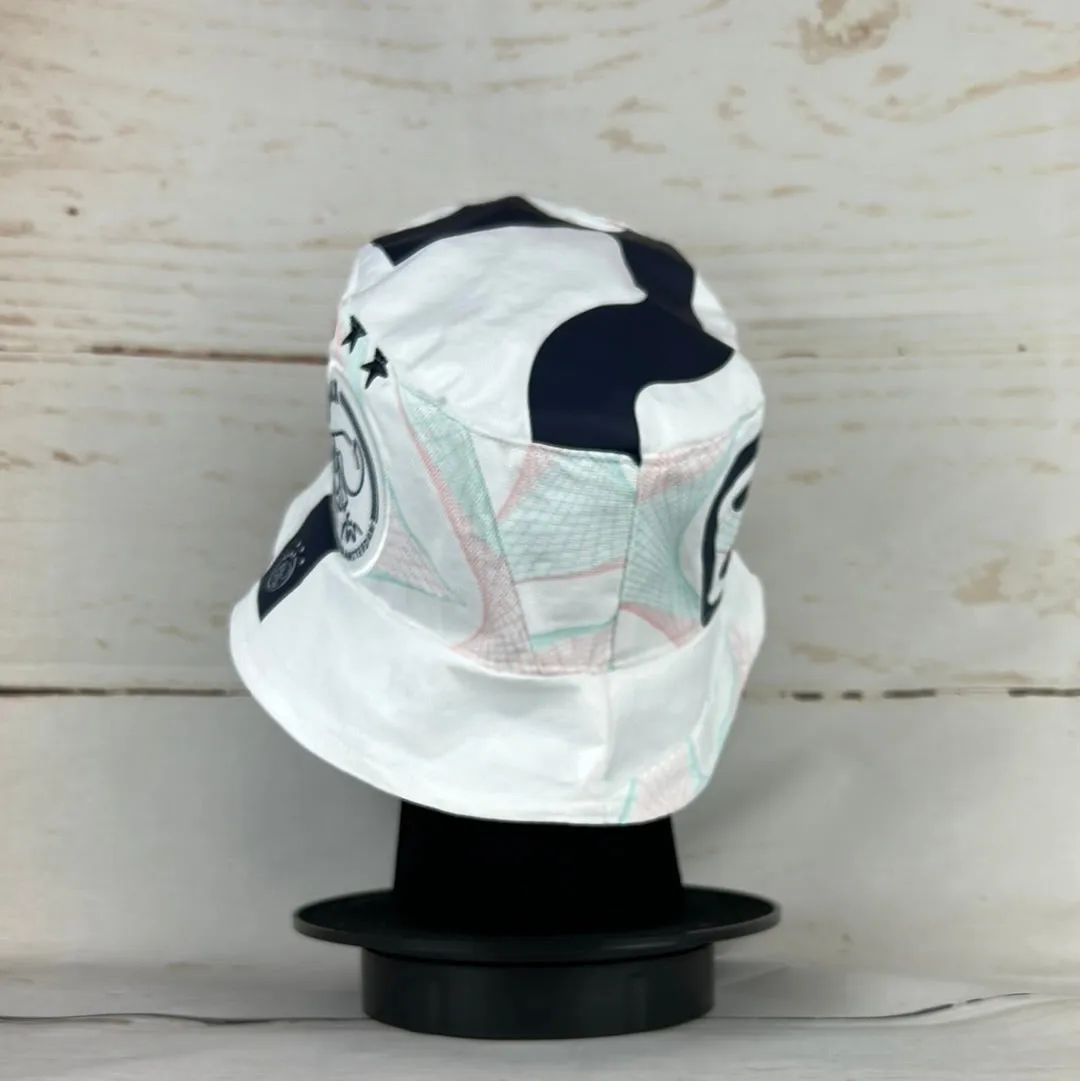 Ajax Amsterdam 2023-2024 Upcycled Away Shirt Bucket Hat