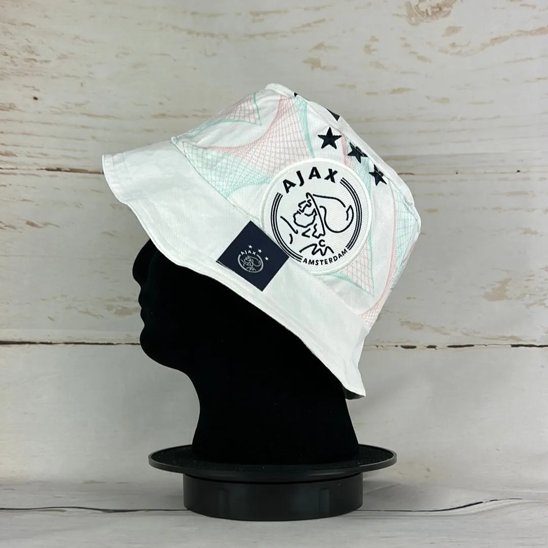 Ajax Amsterdam 2023-2024 Upcycled Away Shirt Bucket Hat