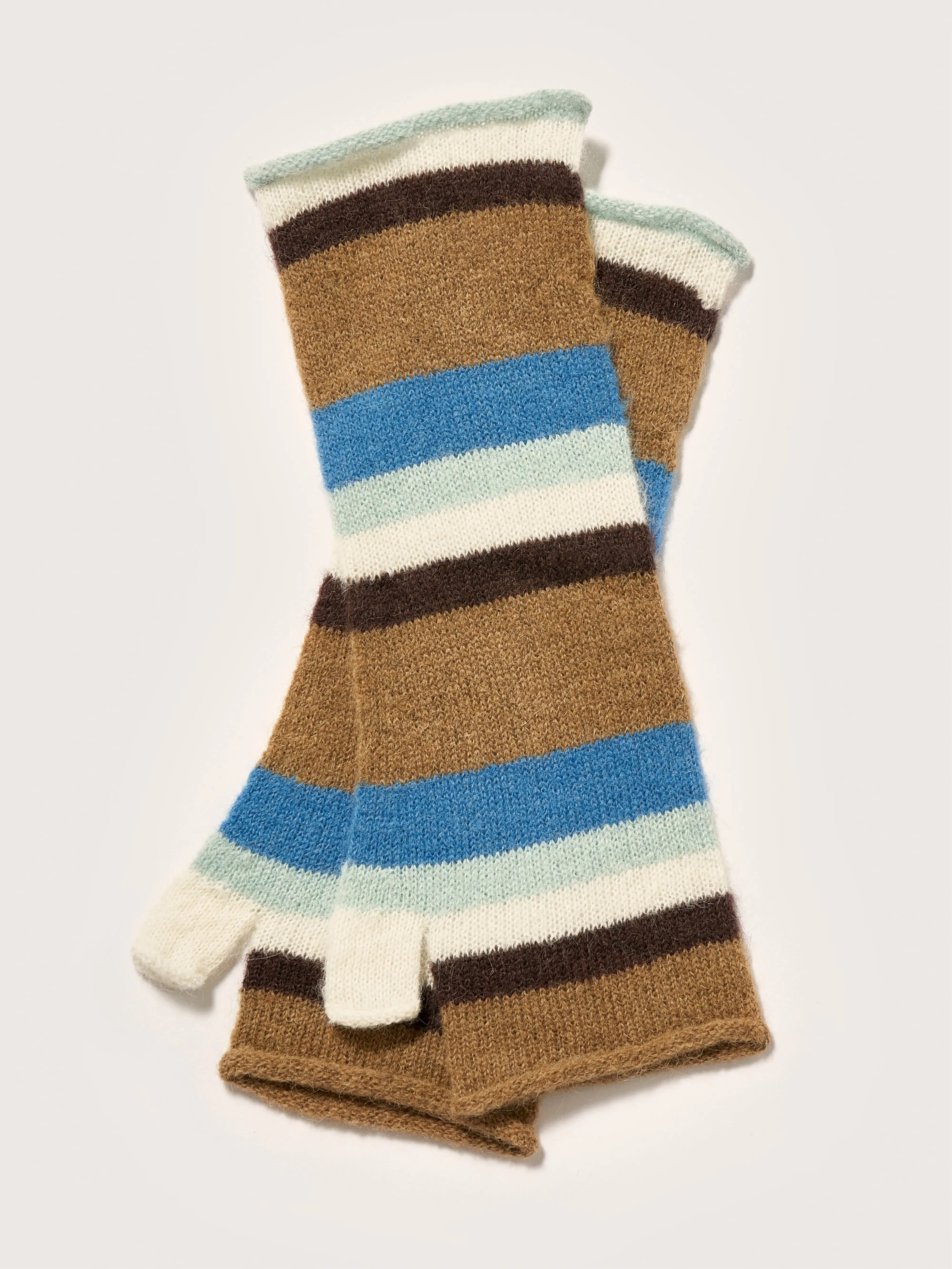 Amain fingerless gloves (242 / W / STRIPE A)