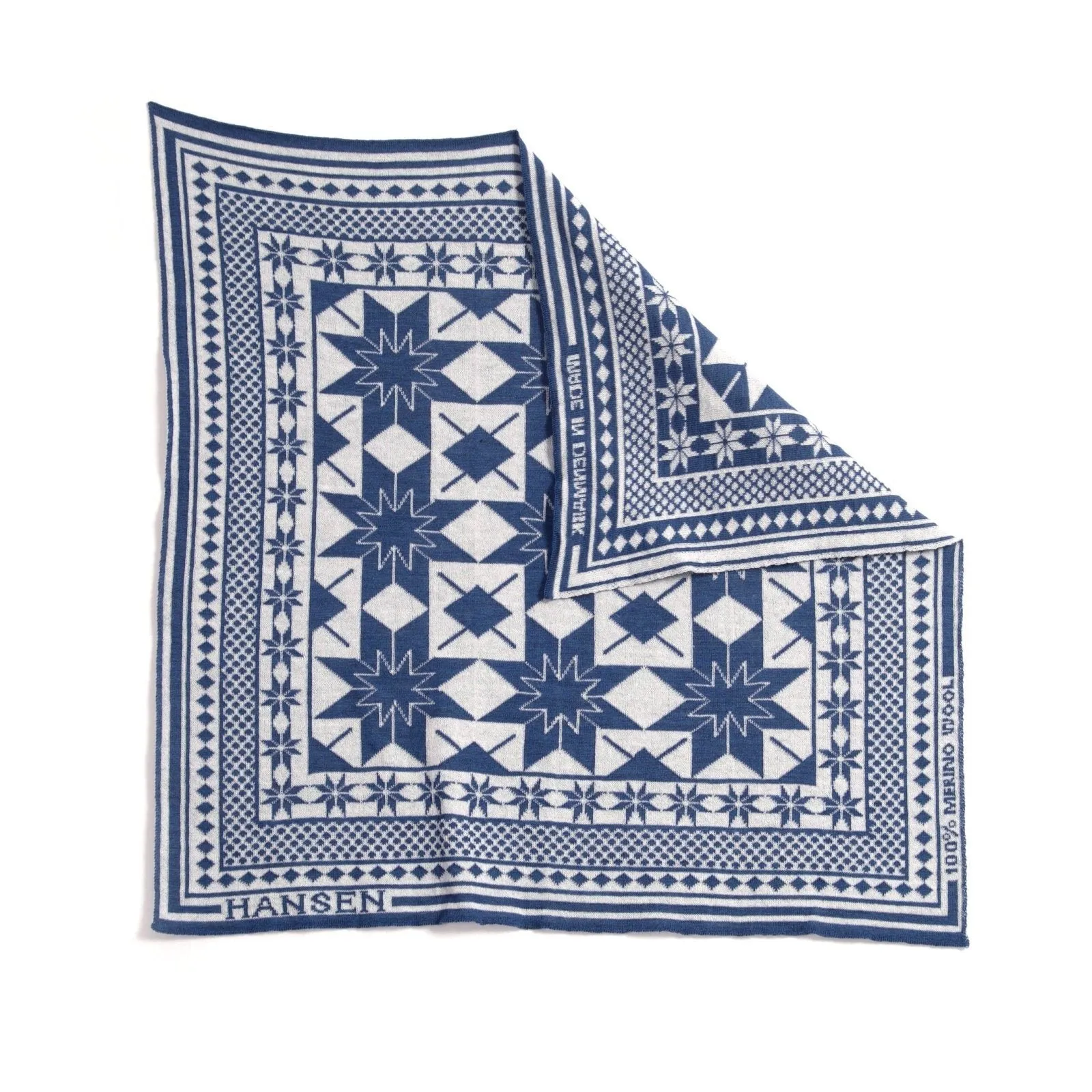 BANDANA TWO | Snow | Blue-White