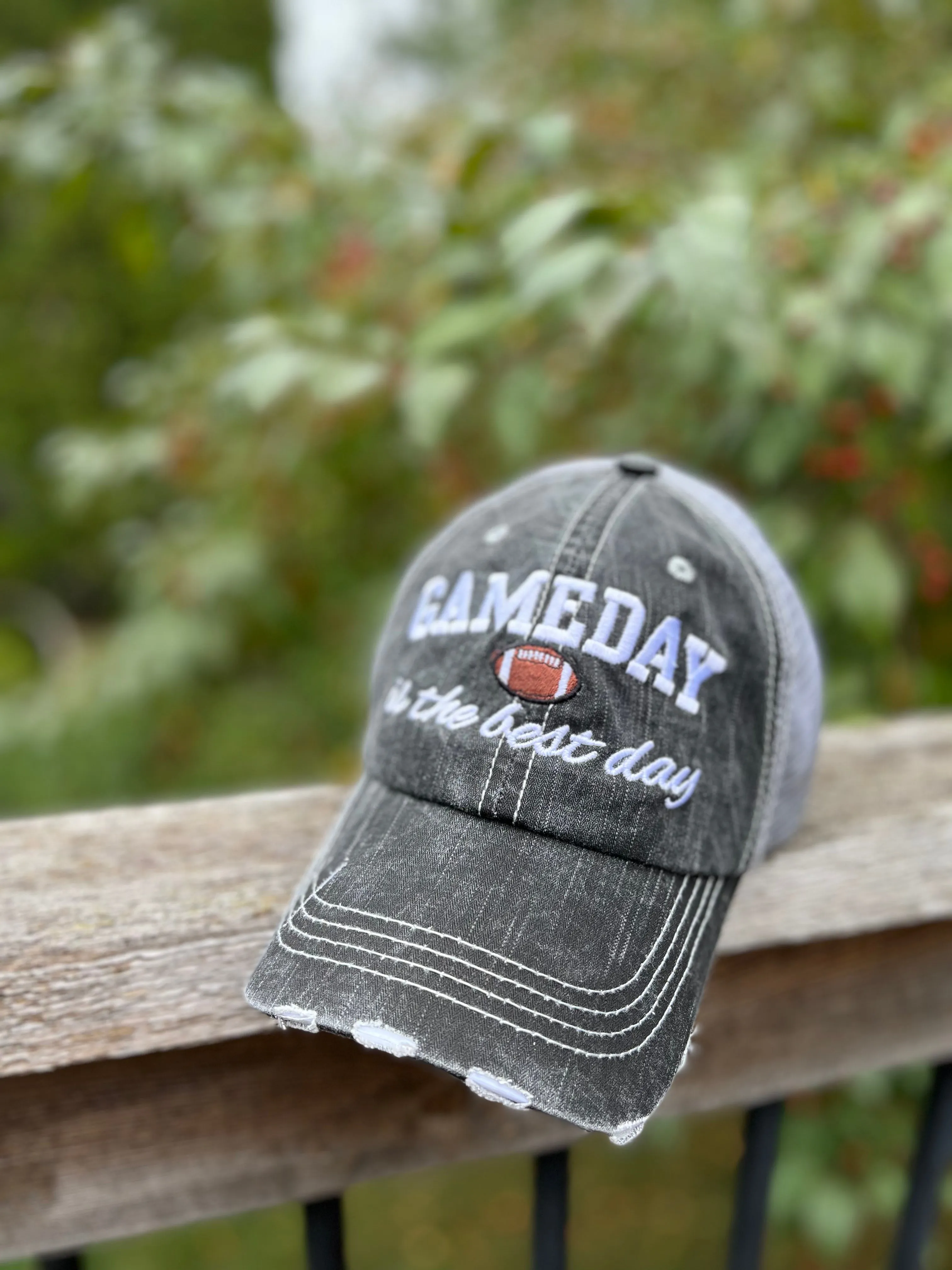 Baseball and football hats GAMEDAY IS THE BEST DAY Embroidered trucker cap Gameday outfit