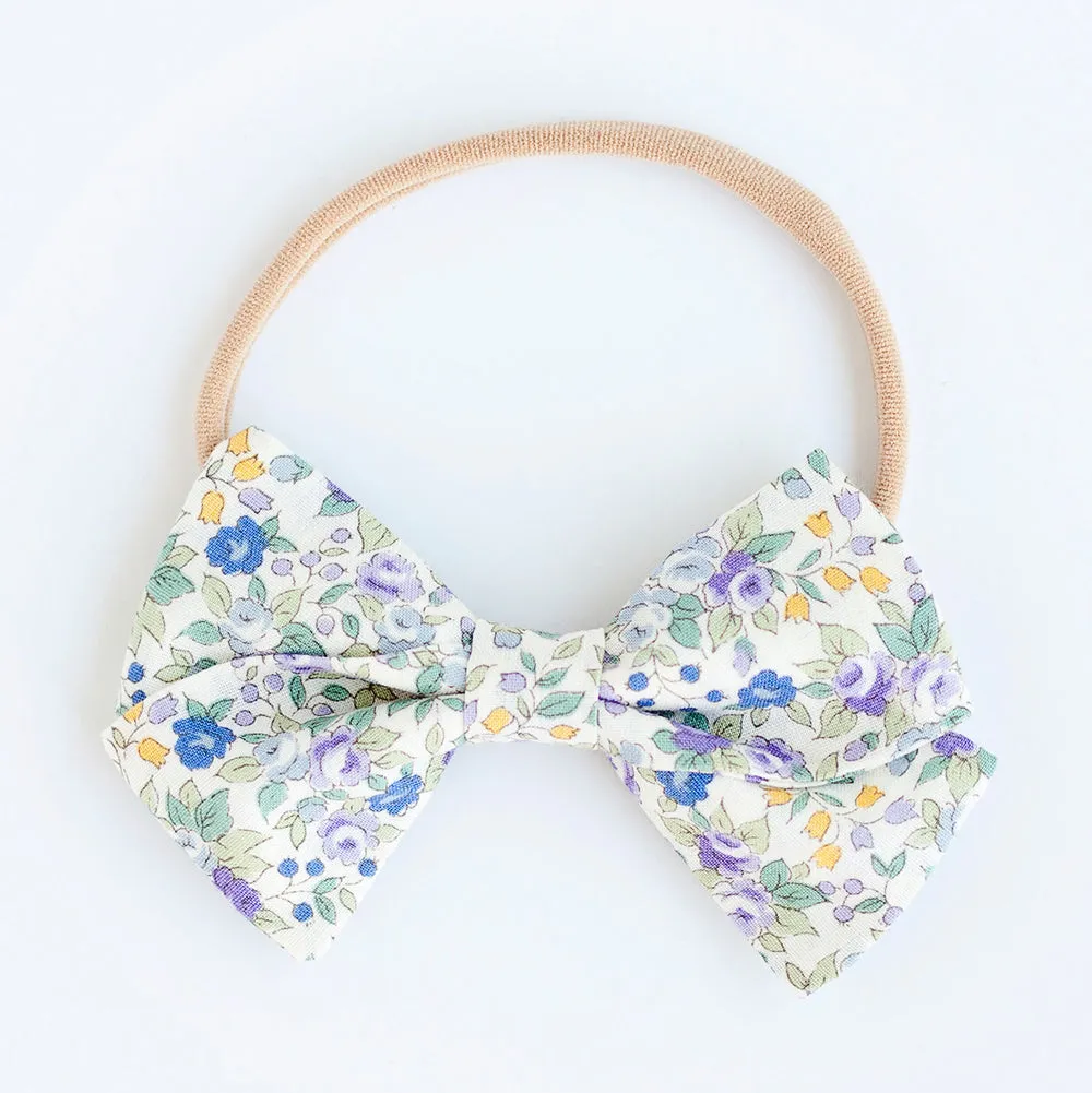 Boy's Bow Tie / Blossoms In Purple