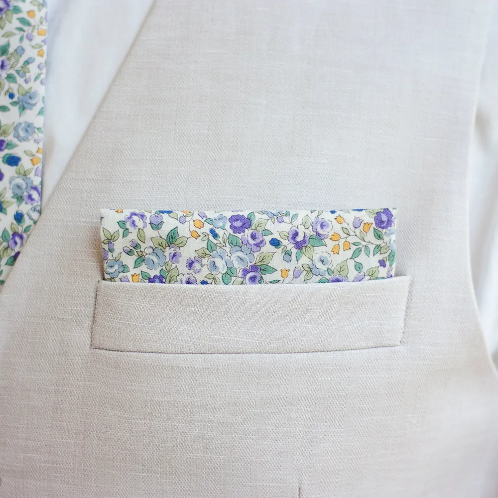 Boy's Bow Tie / Blossoms In Purple