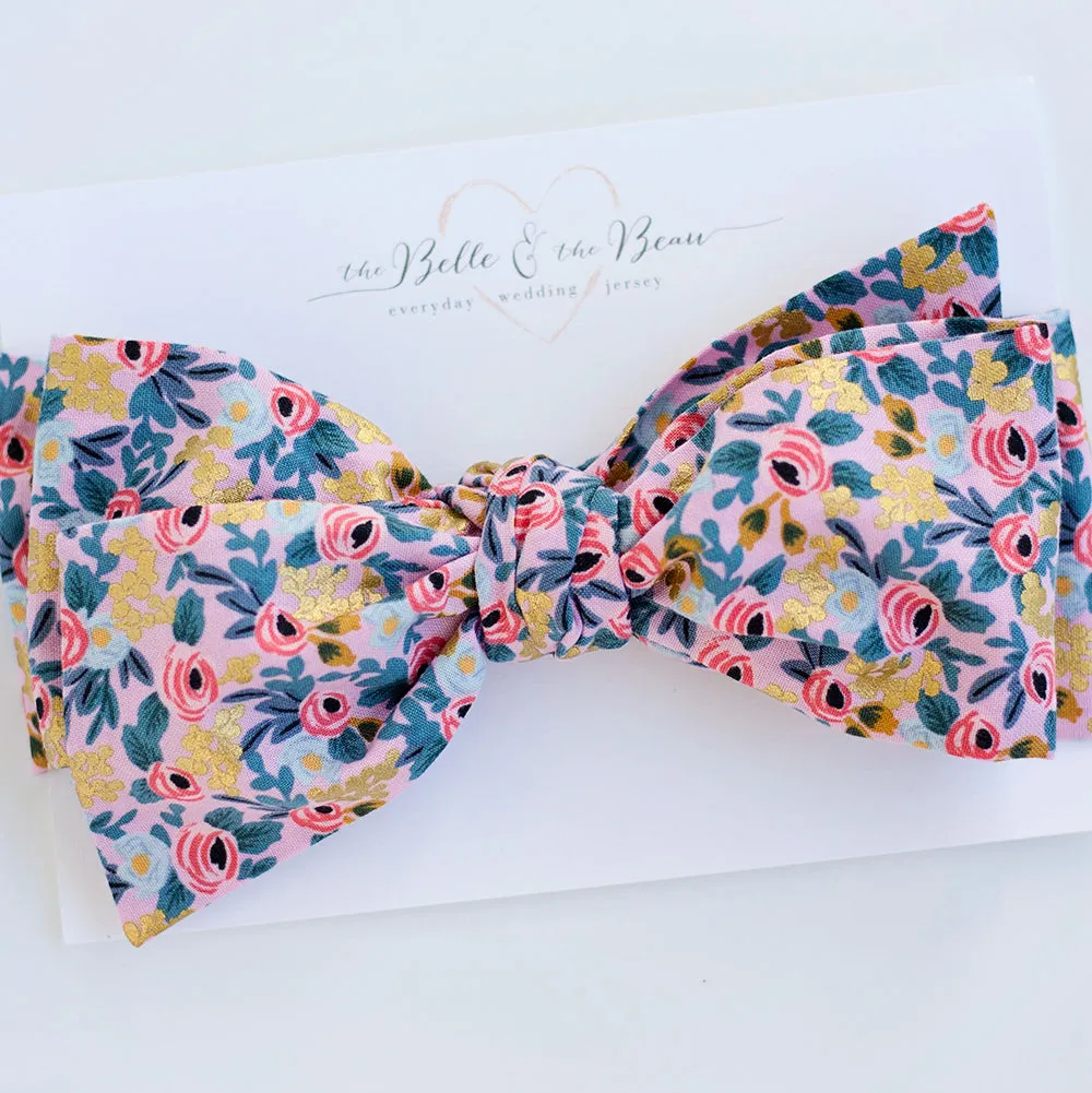 Boy's Bow Tie / Rosa In Violet