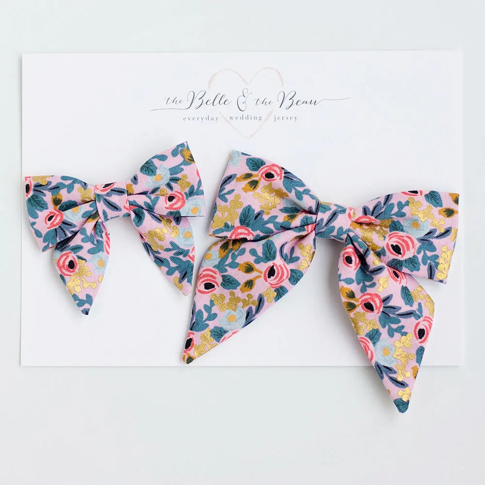 Boy's Bow Tie / Rosa In Violet