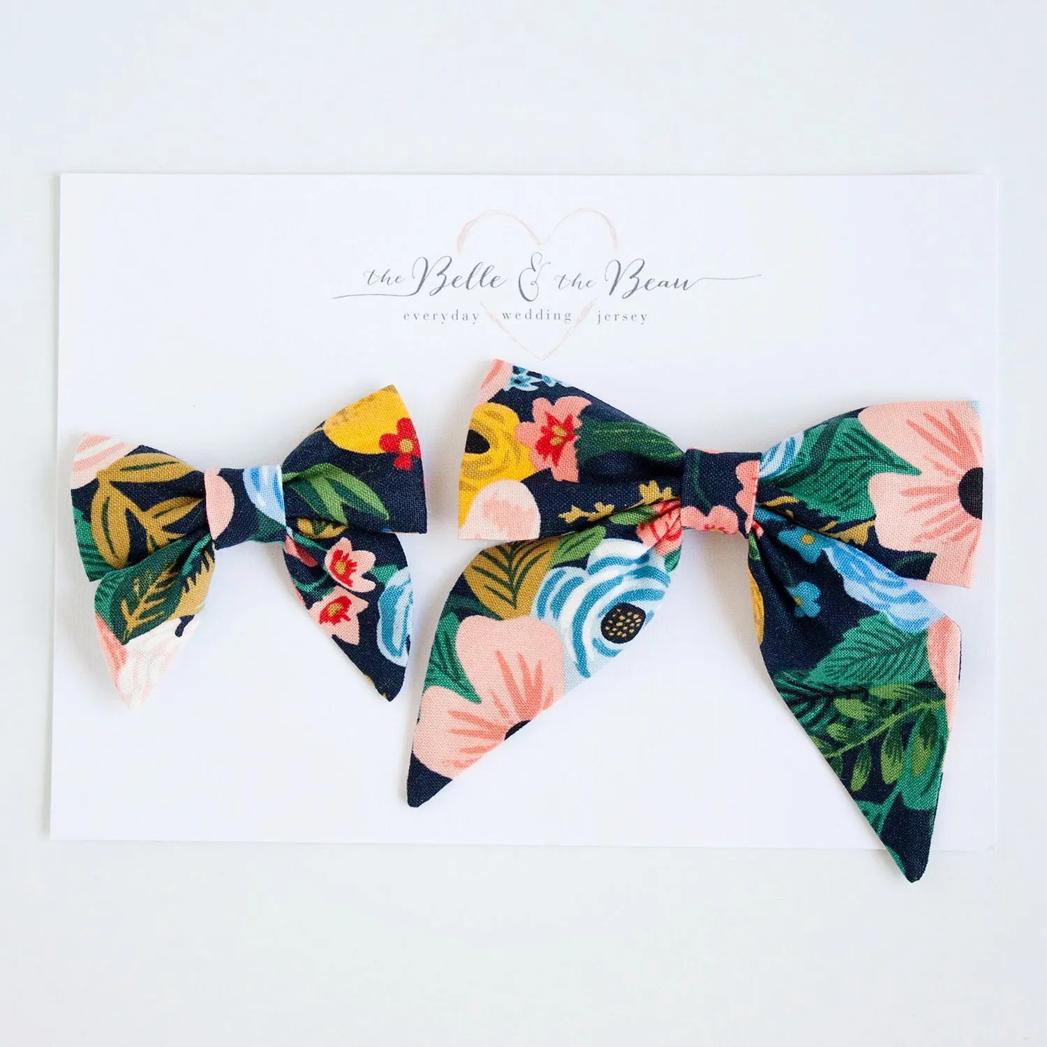 Boy's Necktie / Garden Party In Navy