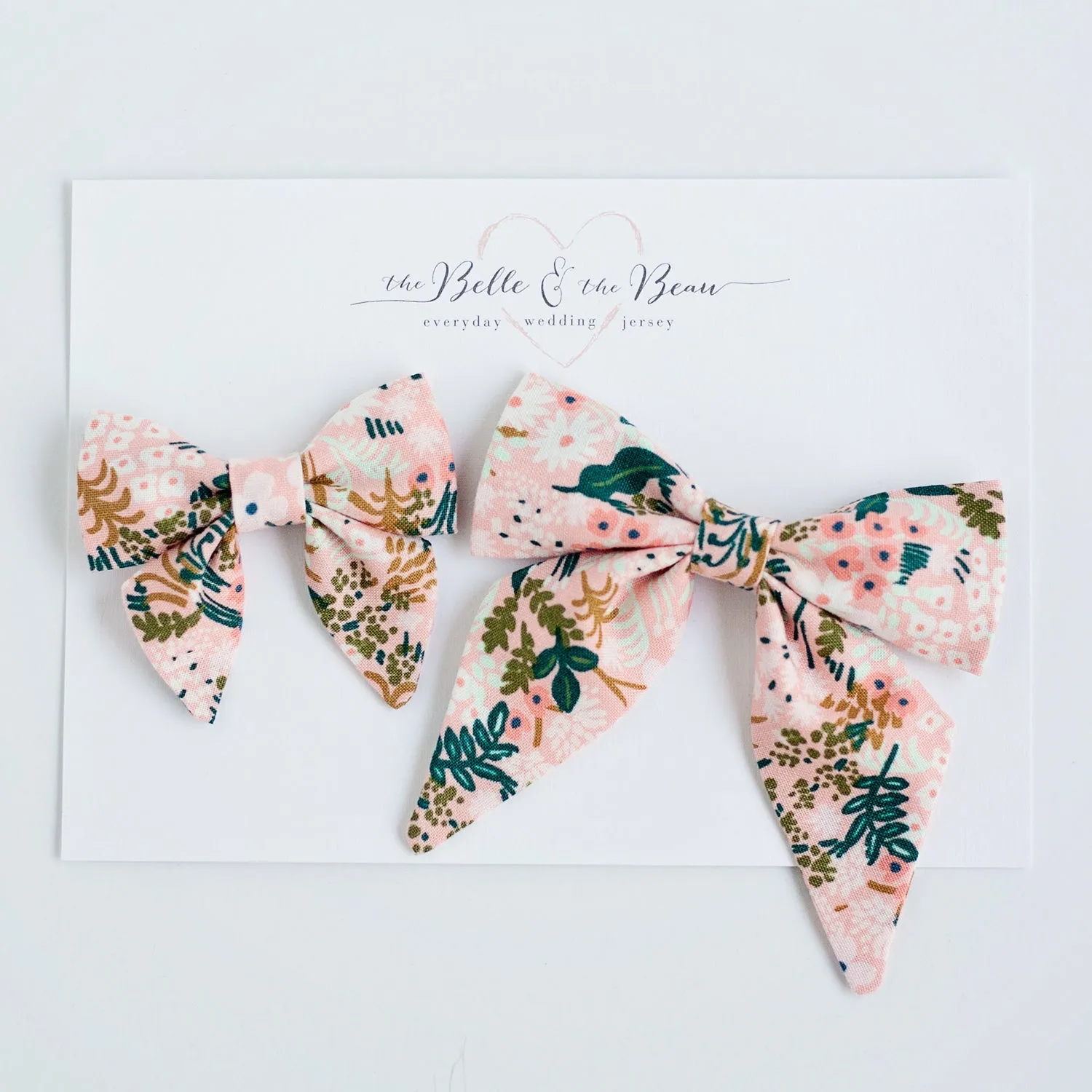 Boy's Necktie / Meadow In Pink