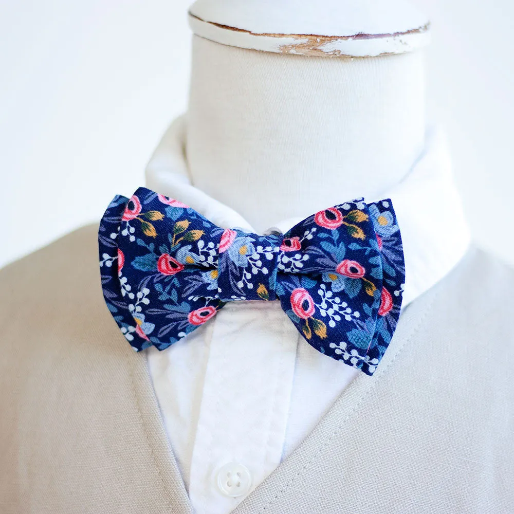 Boy's Necktie / Rosa In Navy