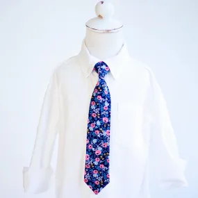 Boy's Necktie / Rosa In Navy