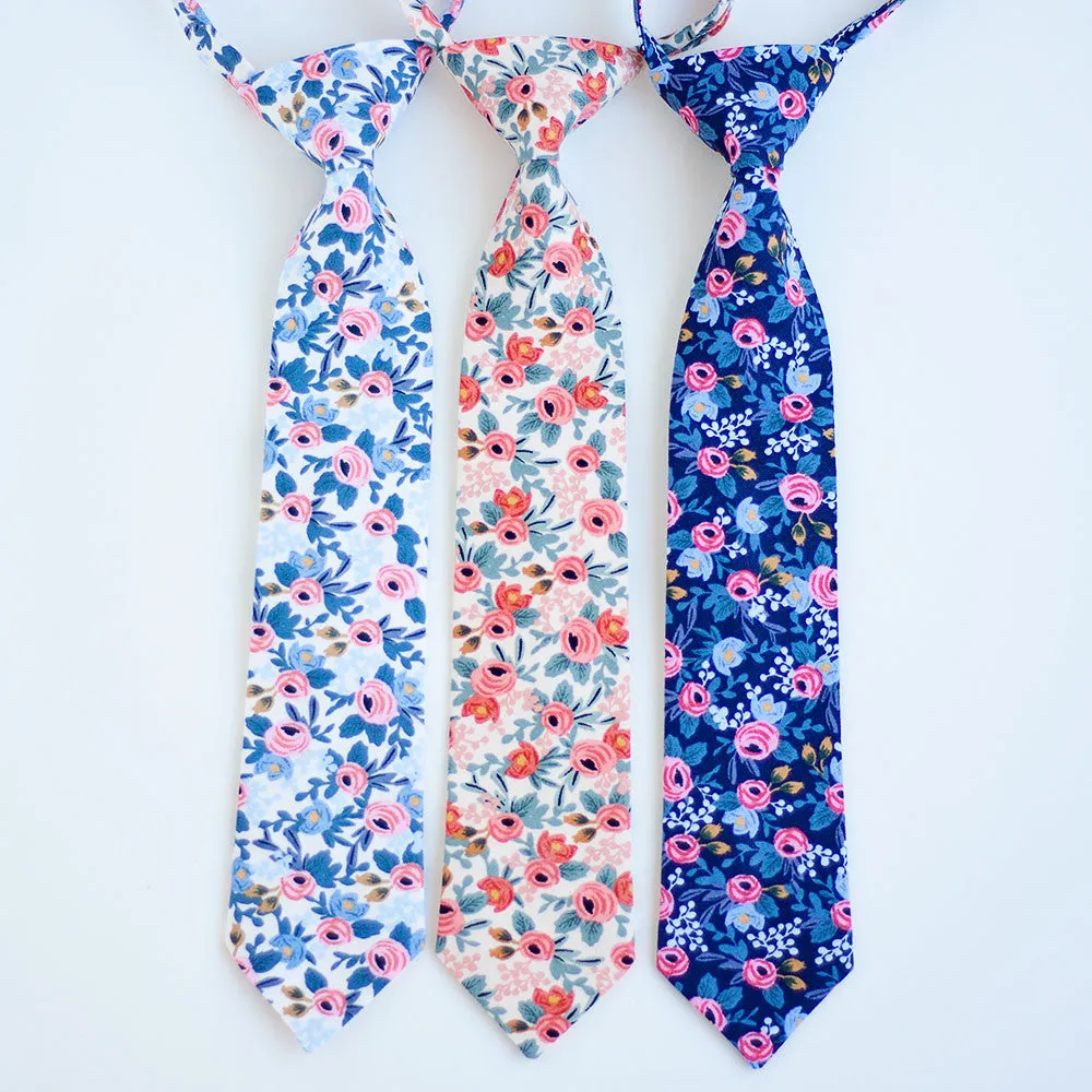 Boy's Necktie / Rosa In Navy