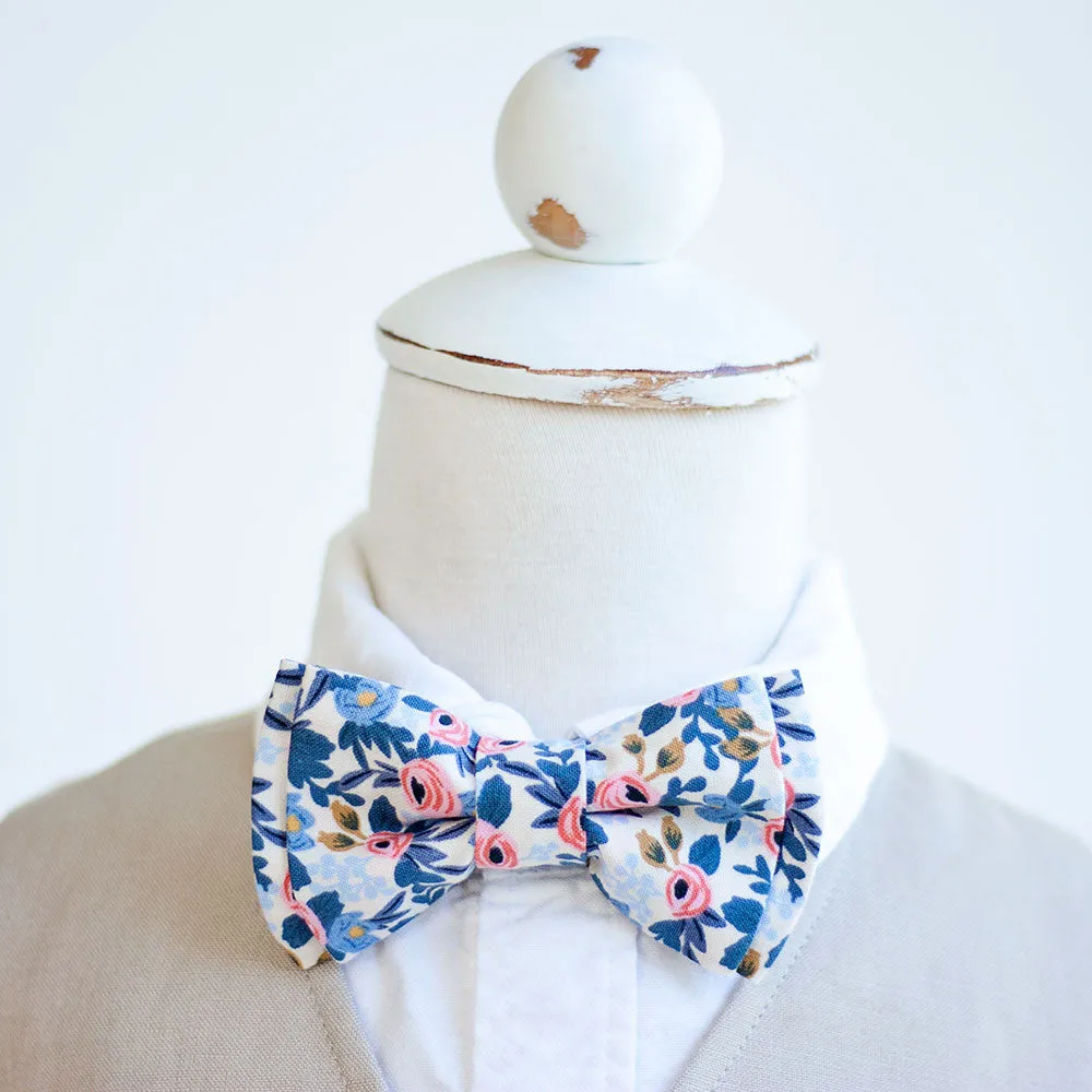 Boy's Necktie / Rosa In Periwinkle