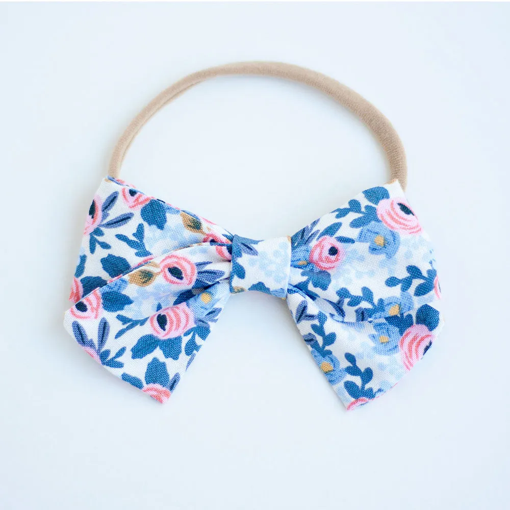 Boy's Necktie / Rosa In Periwinkle