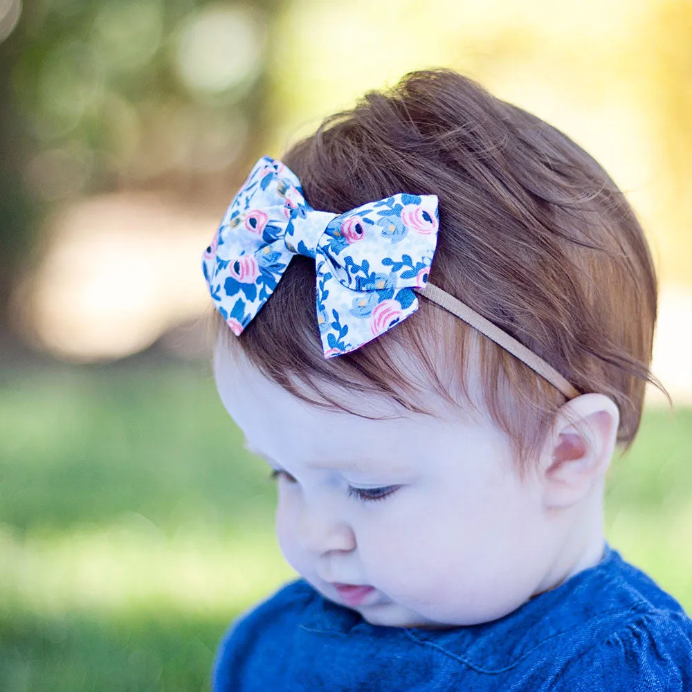 Boy's Necktie / Rosa In Periwinkle