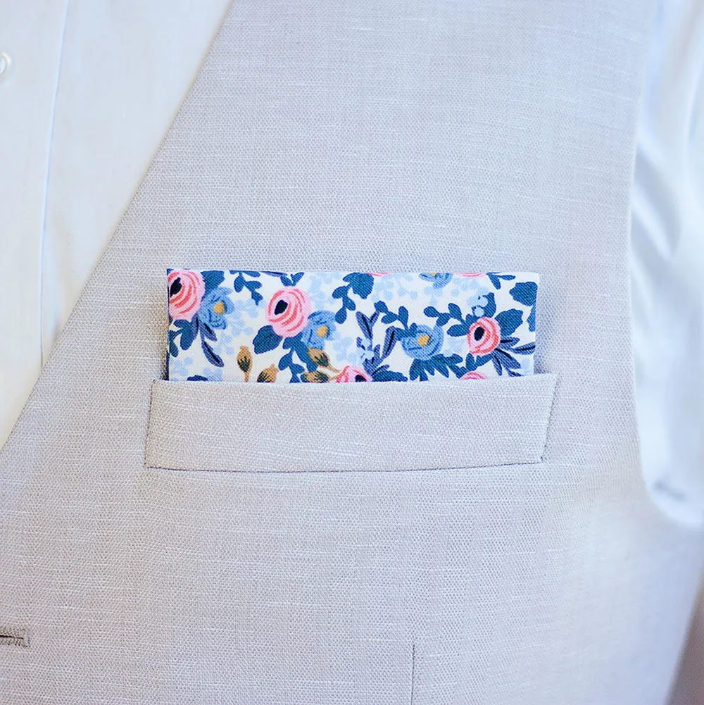 Boy's Necktie / Rosa In Periwinkle