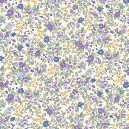 Boy's Pocket Square / Blossoms In Purple