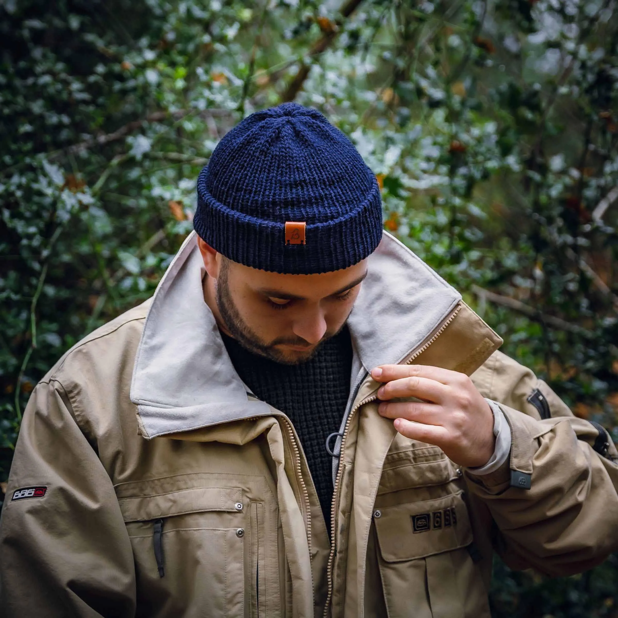 Burnt Mustard Yellow Wooly Beanie Hat