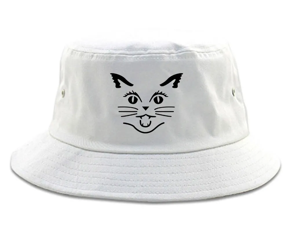 Cat Face Halloween Bucket Hat