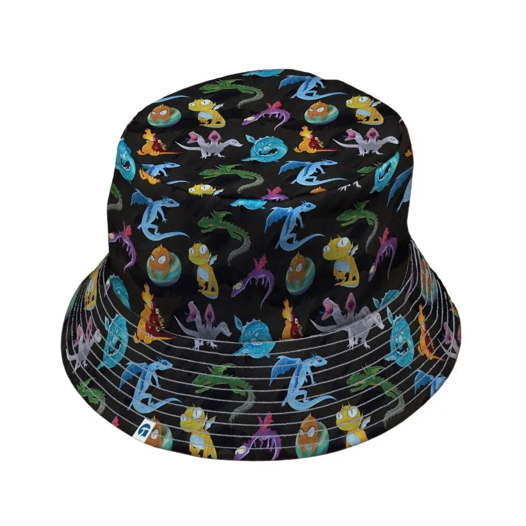 Cute Baby Dragons Bucket Hat