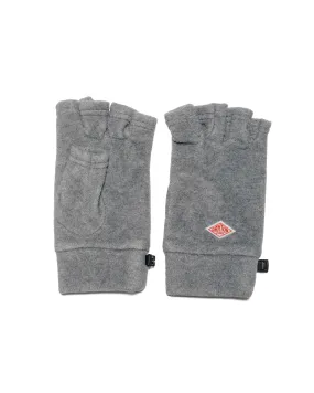 Danton Fleece Fingerless Gloves Dark Grey