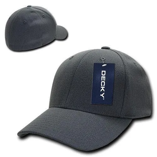 Decky Fitall Flex Fitted Baseball Dad Caps Hats Unisex