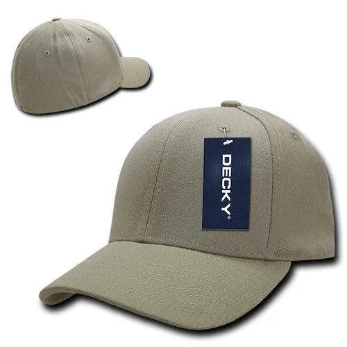 Decky Fitall Flex Fitted Baseball Dad Caps Hats Unisex