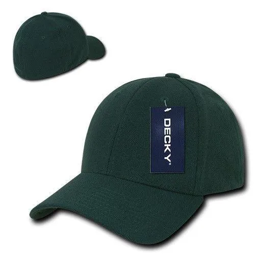 Decky Fitall Flex Fitted Baseball Dad Caps Hats Unisex