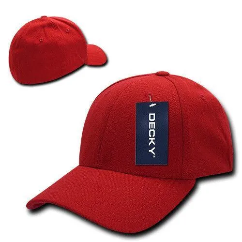 Decky Fitall Flex Fitted Baseball Dad Caps Hats Unisex