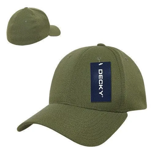 Decky Fitall Flex Fitted Baseball Dad Caps Hats Unisex