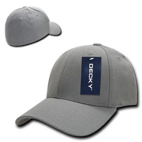 Decky Fitall Flex Fitted Baseball Dad Caps Hats Unisex