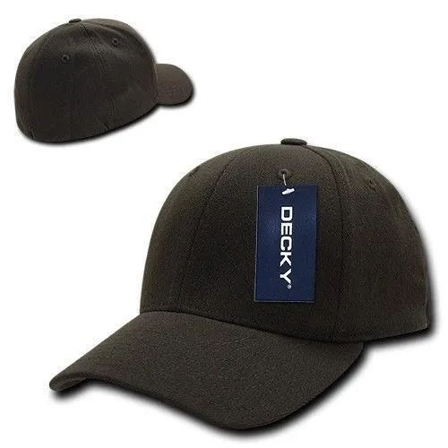 Decky Fitall Flex Fitted Baseball Dad Caps Hats Unisex