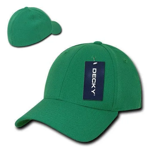 Decky Fitall Flex Fitted Baseball Dad Caps Hats Unisex