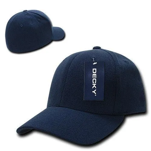 Decky Fitall Flex Fitted Baseball Dad Caps Hats Unisex