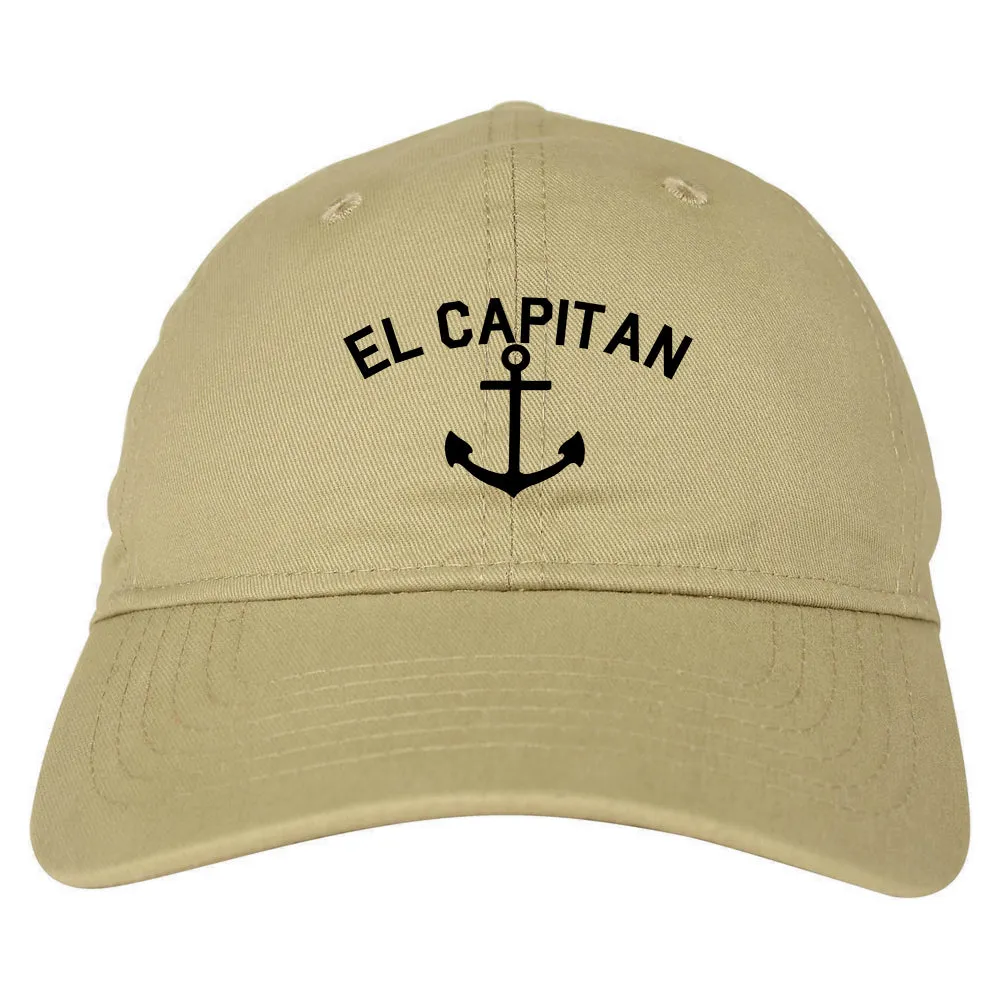 El Capitan Anchor Captain Mens Dad Hat Baseball Cap