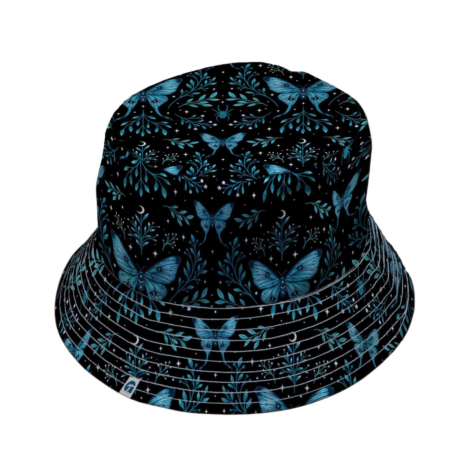 Episodic Mystical Butterfly Blue Bucket Hat