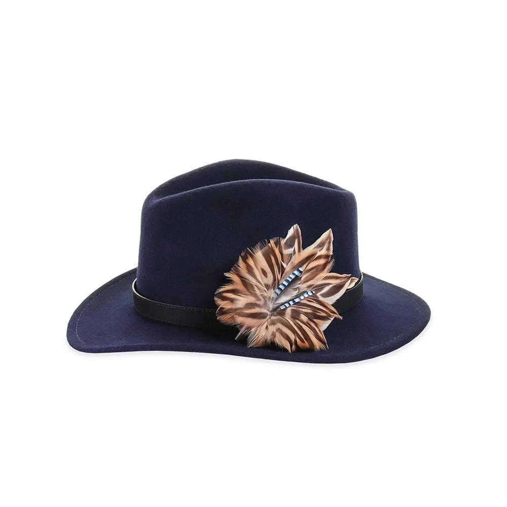 Felt Fedora - Navy