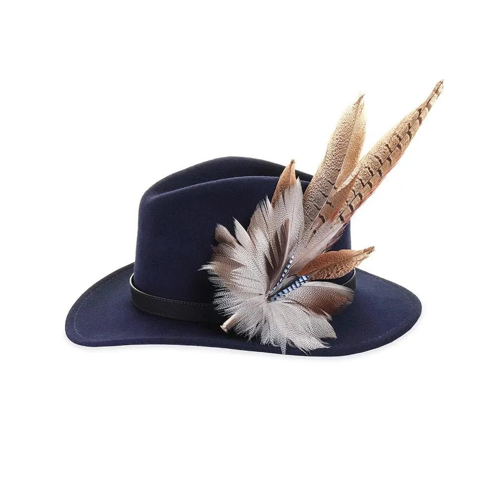 Felt Fedora - Navy