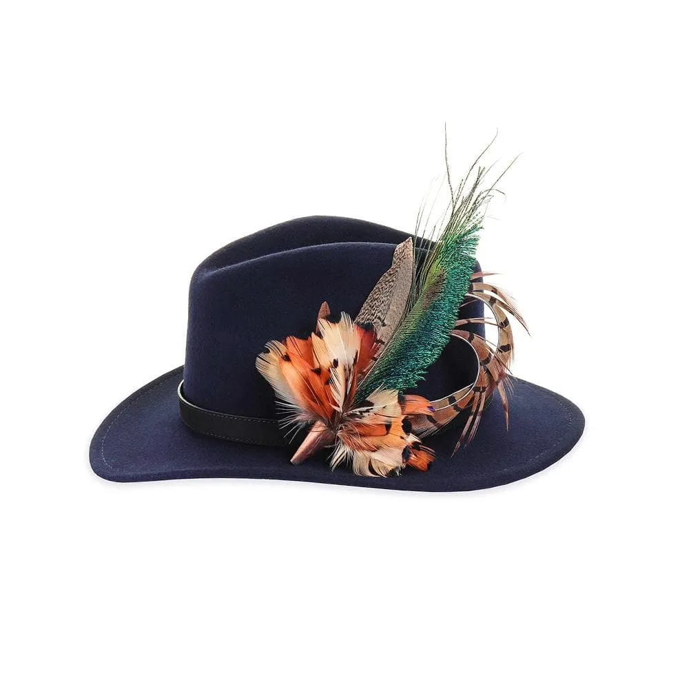 Felt Fedora - Navy