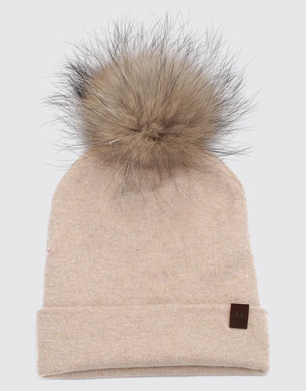 Fur Top Beanie Hat