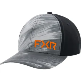 FXR Evo Baseball Hat Grey Optic/Orange Gray