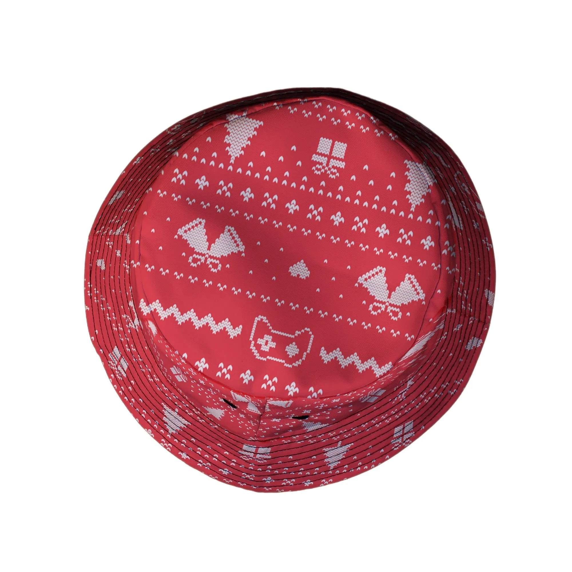 Gamer Christmas Sweater Bucket Hat