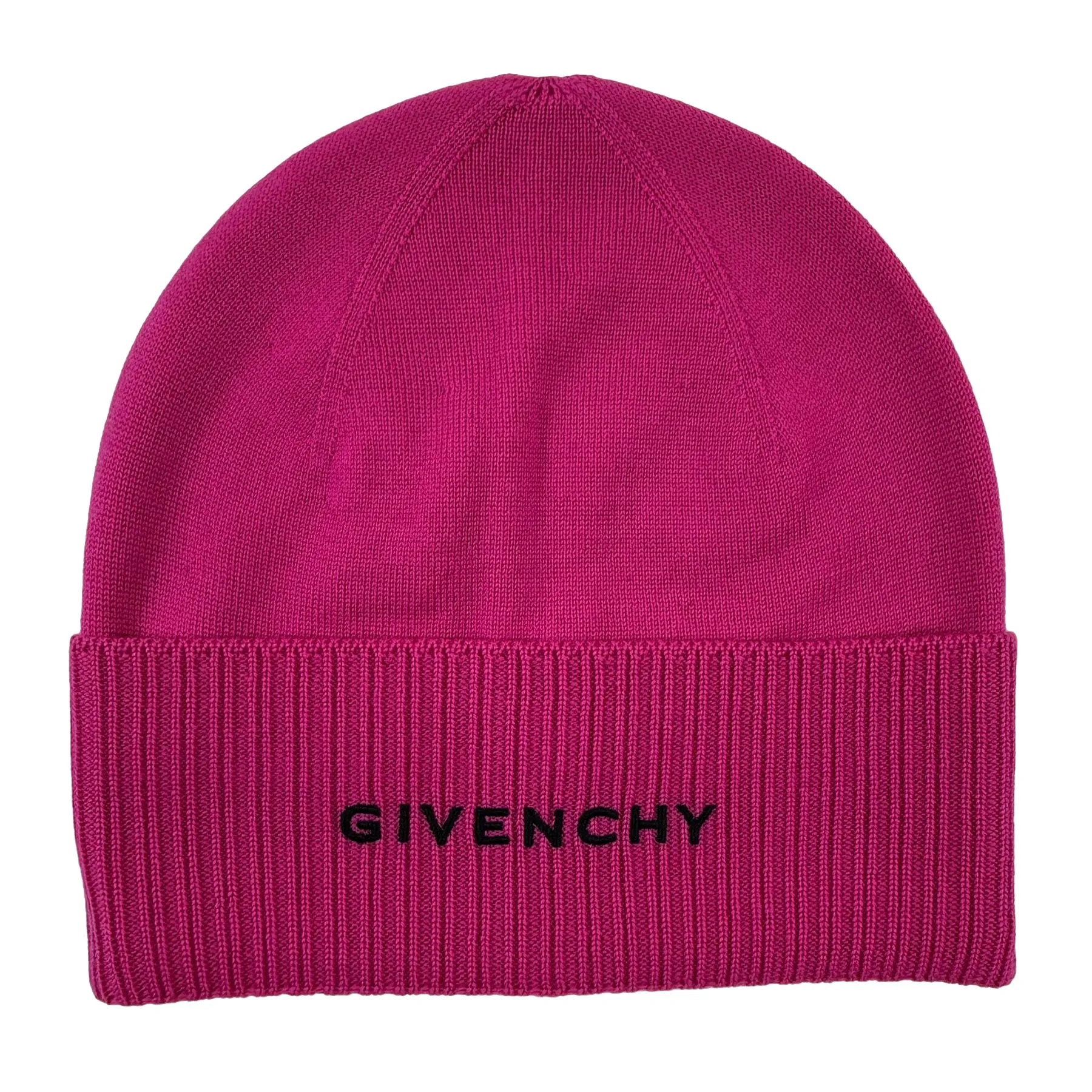 Givenchy Beanie Hat Fuchsia Wool FINAL SALE