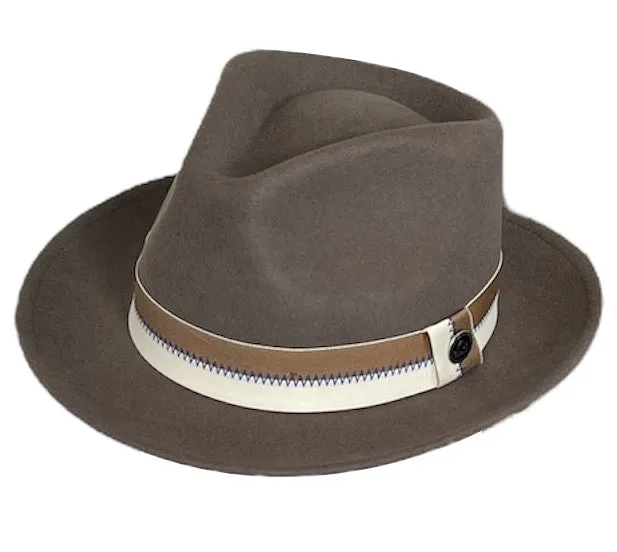 Kai LiteFelt Snap Brim Fedora by Levine