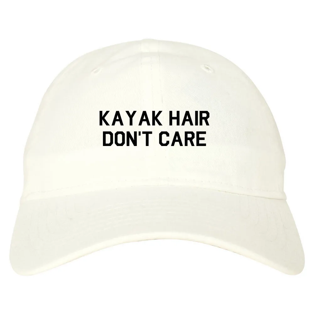 Kayak Hair Dont Care Mens Dad Hat Baseball Cap