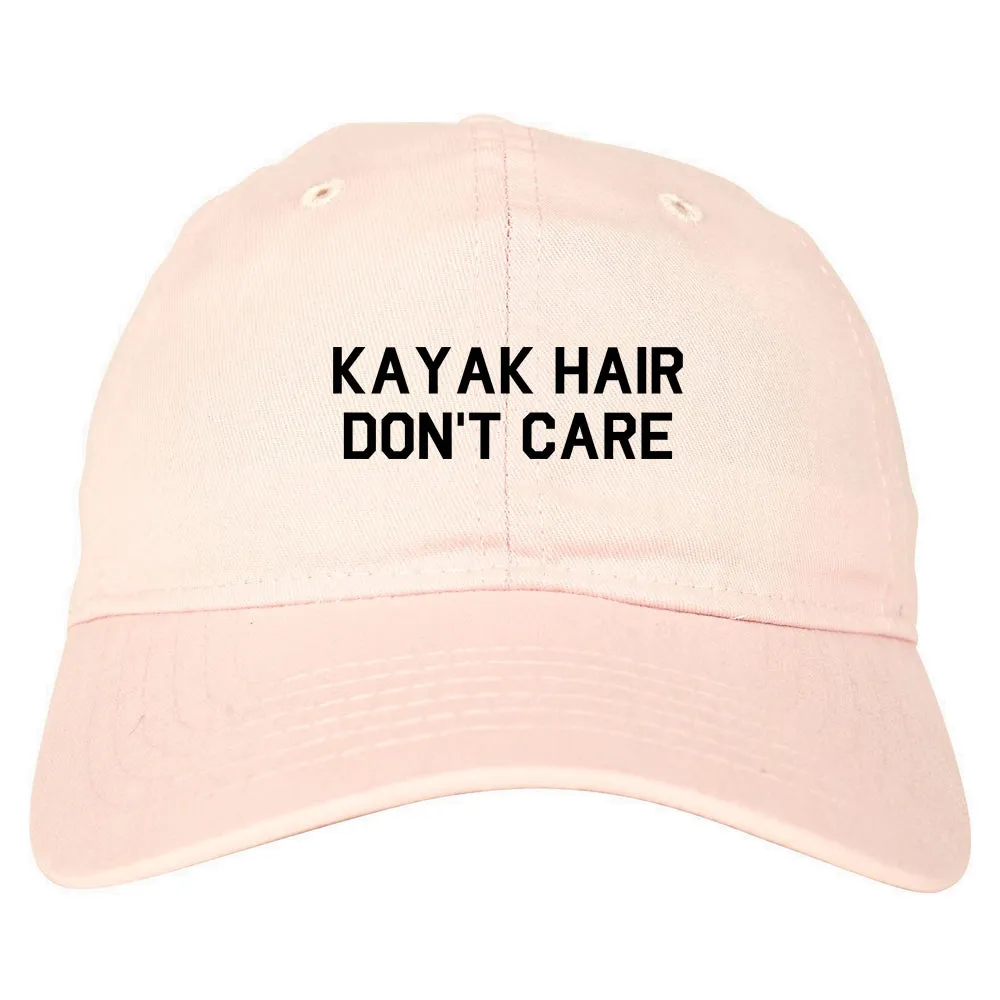 Kayak Hair Dont Care Mens Dad Hat Baseball Cap