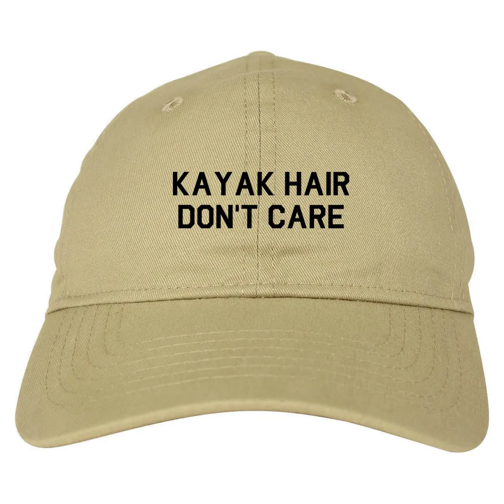 Kayak Hair Dont Care Mens Dad Hat Baseball Cap