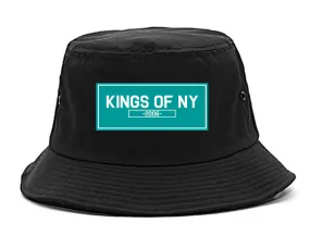 Kings Of NY 2006 FALL15 Blue Logo Bucket Hat