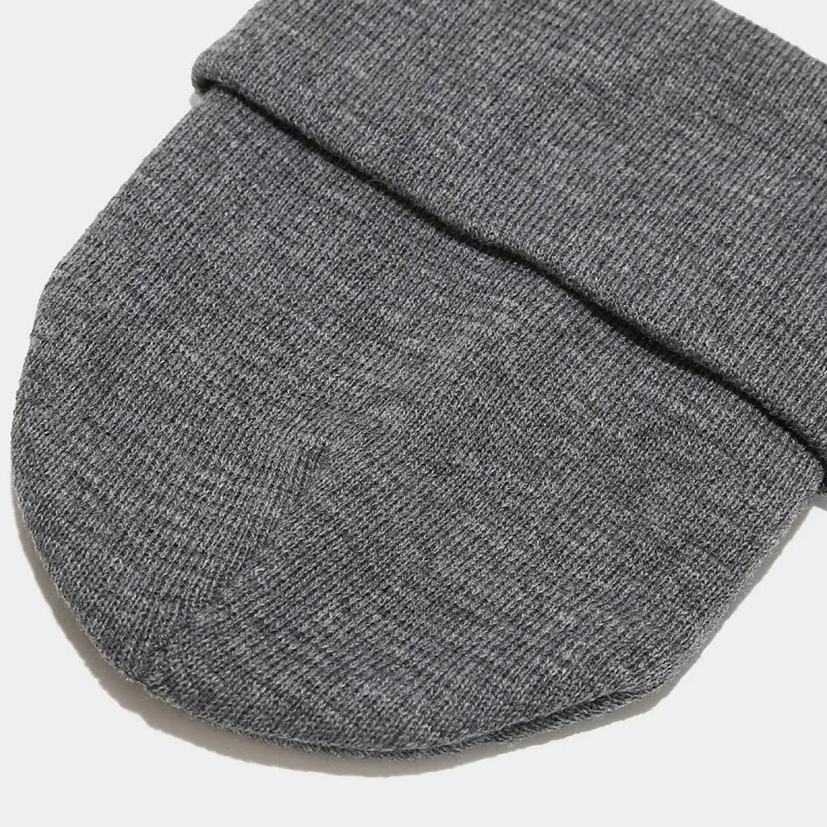 Knit Beanie - Light Grey