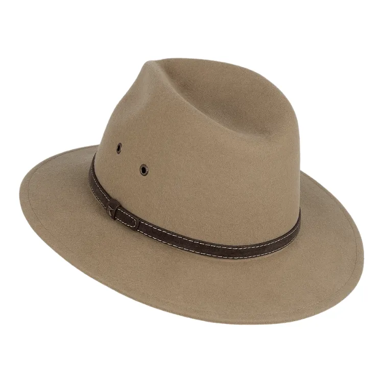 Kooringal Mid Brim Fedora Ramble - Tan