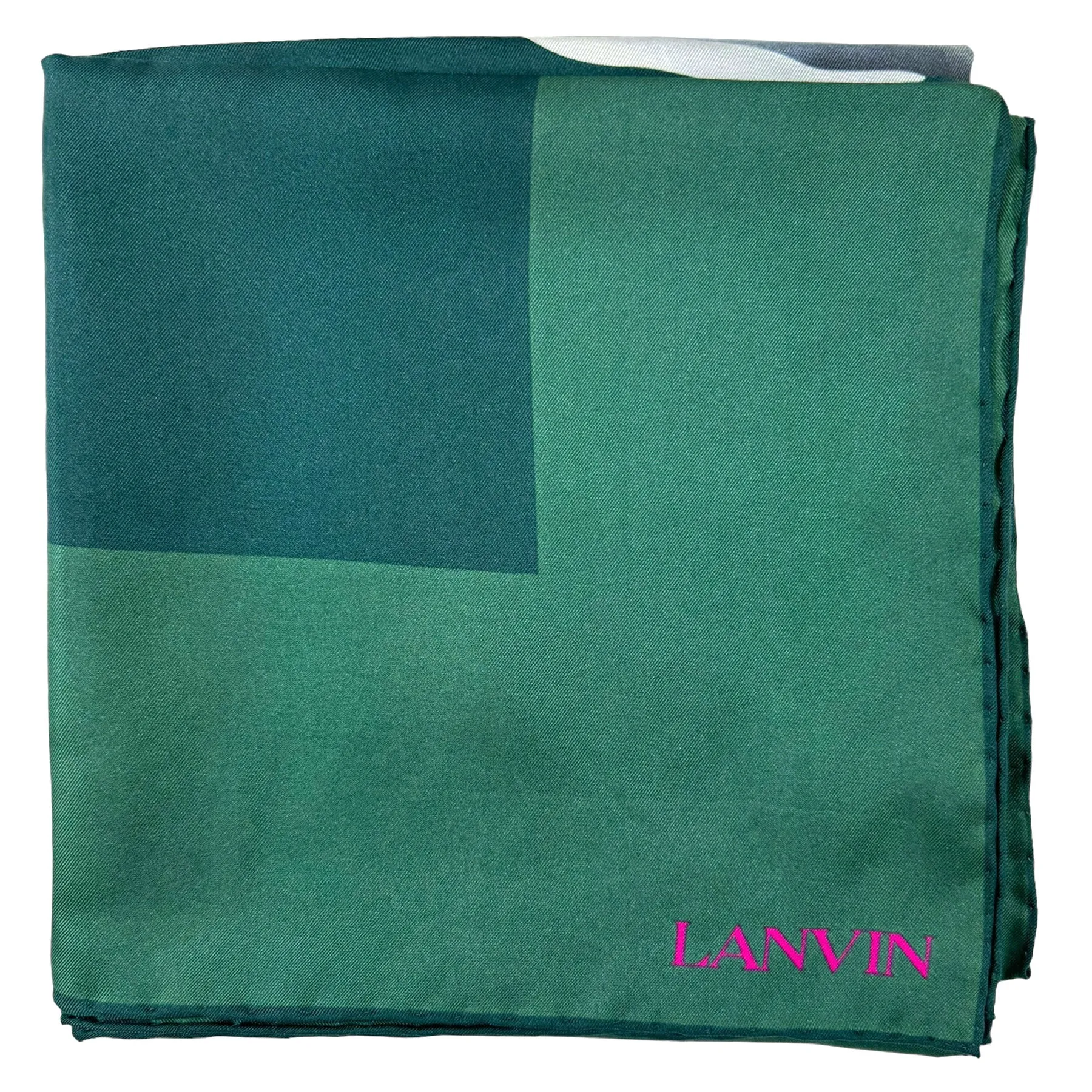 Lanvin Scarf Green Calla Lily Floral - New 2024 Collection