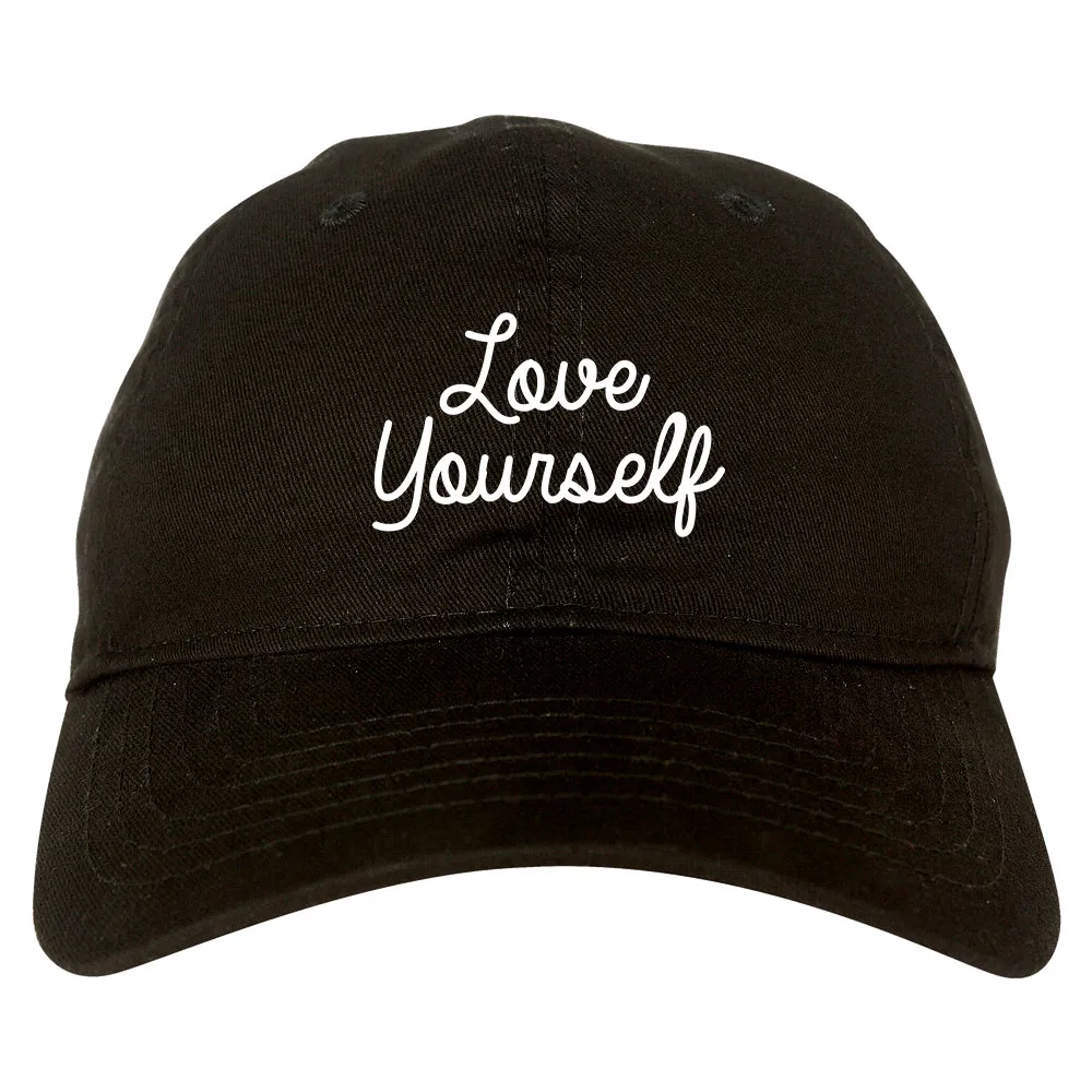 Love Yourself Script Mens Dad Hat Baseball Cap